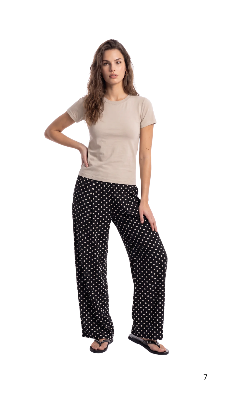 Black Dot Pants