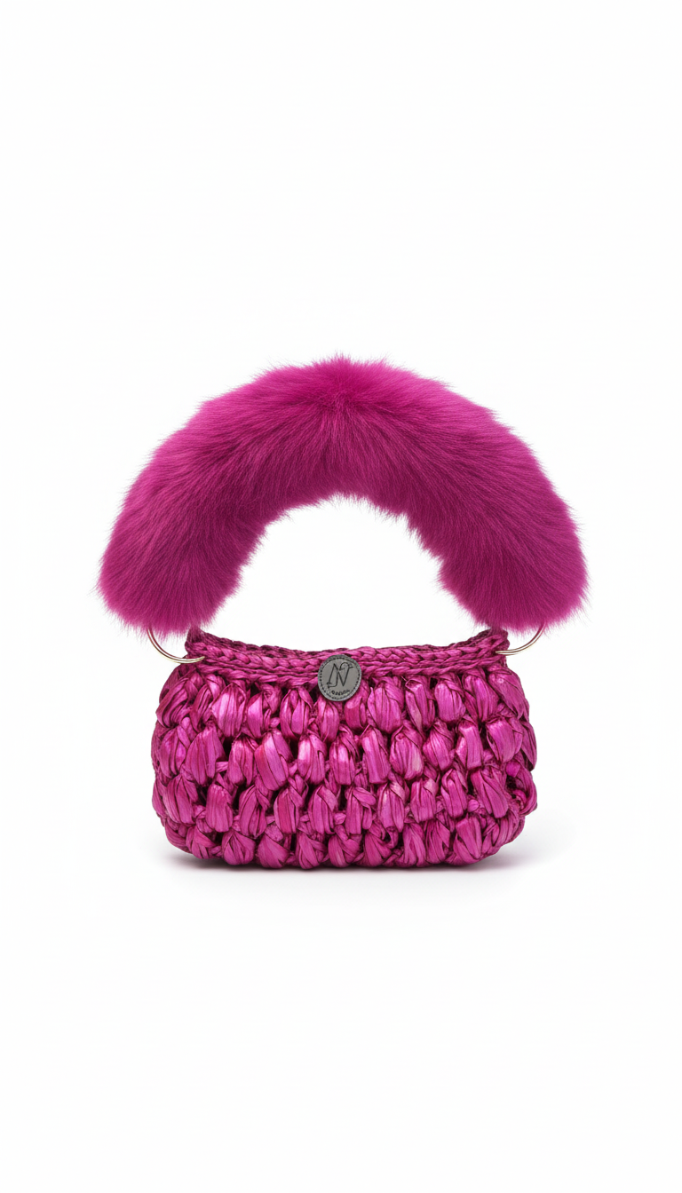 Fuchsia Metallic Fur
