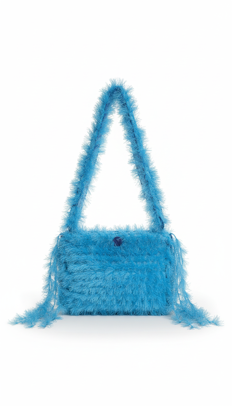 Turquoise Fuzzy Fringe