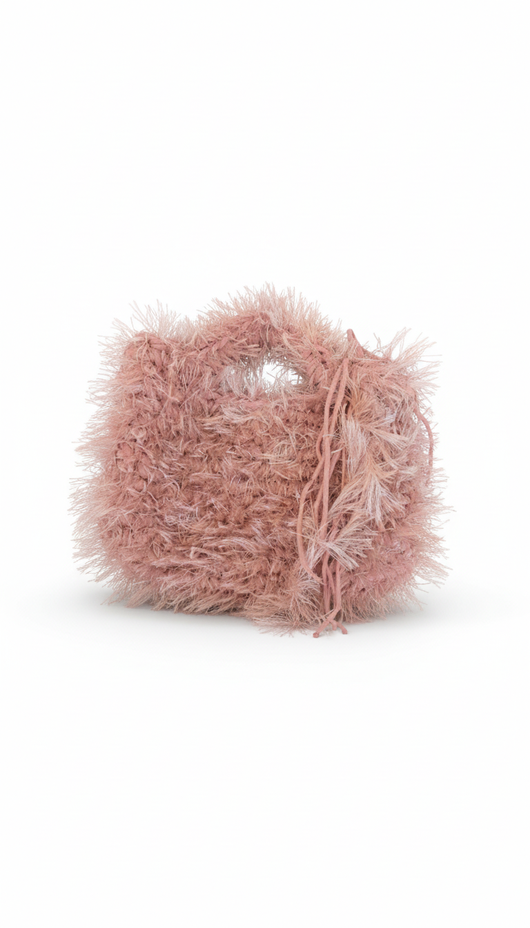 Rose Fuzzy Bucket
